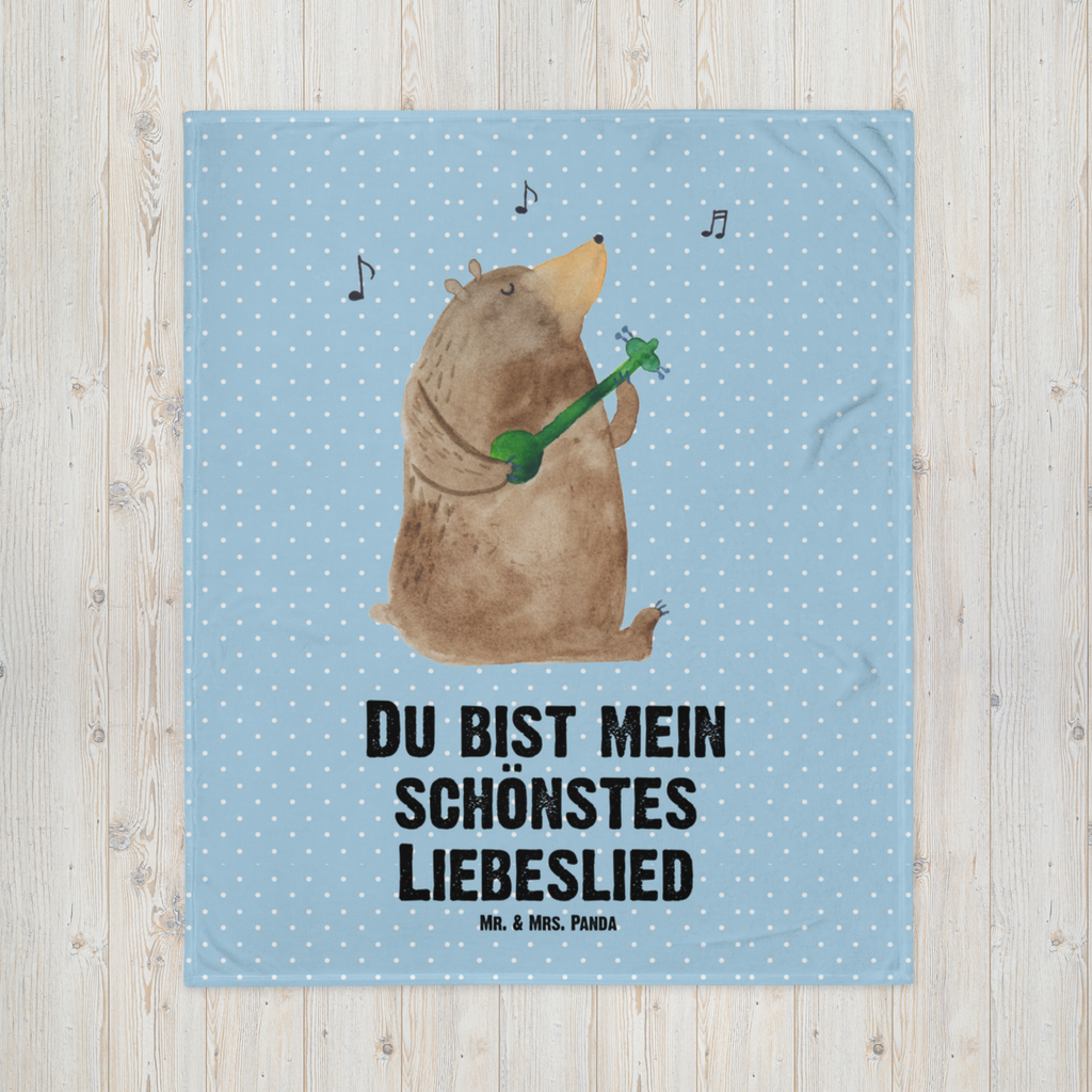 Kuscheldecke Bär Lied Decke, Wohndecke, Tagesdecke, Wolldecke, Sofadecke, Bär, Teddy, Teddybär, Bärchen, Bear, Liebeslied, Lied, Song, Valentinstag, Valentine, Geschenk, Partner, Liebe, Freundin, Frau, Herz, Spruch