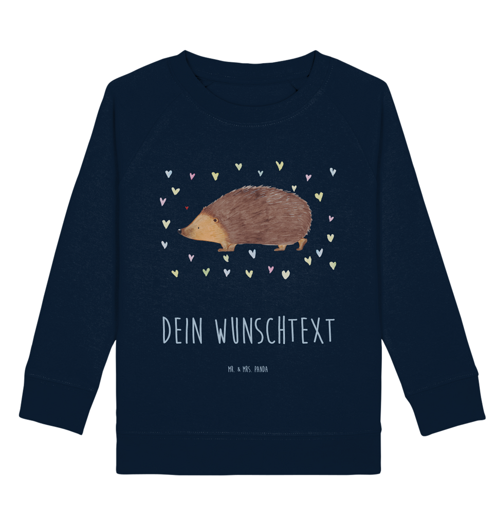 Personalisierter Kinder Pullover Igel Herzen Personalisierter Kinder Pullover, Personalisiertes Kinder Sweatshirt, Jungen, Mädchen, Tiermotive, Gute Laune, lustige Sprüche, Tiere, Liebe, Herz, Herzen, Igel, Vertrauen, Kuss, Leben