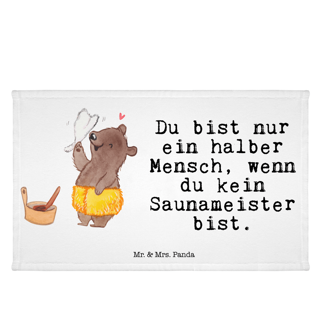 Handtuch Saunameister mit Herz Gästetuch, Reisehandtuch, Sport Handtuch, Frottier, Kinder Handtuch, Beruf, Ausbildung, Jubiläum, Abschied, Rente, Kollege, Kollegin, Geschenk, Schenken, Arbeitskollege, Mitarbeiter, Firma, Danke, Dankeschön