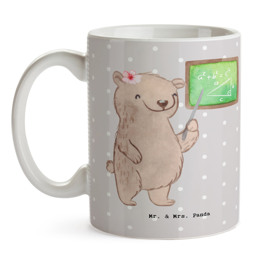 Tasse Mathematiklehrerin mit Herz Tasse, Kaffeetasse, Teetasse, Becher, Kaffeebecher, Teebecher, Keramiktasse, Porzellantasse, Büro Tasse, Geschenk Tasse, Tasse Sprüche, Tasse Motive, Kaffeetassen, Tasse bedrucken, Designer Tasse, Cappuccino Tassen, Schöne Teetassen, Beruf, Ausbildung, Jubiläum, Abschied, Rente, Kollege, Kollegin, Geschenk, Schenken, Arbeitskollege, Mitarbeiter, Firma, Danke, Dankeschön, Mathematiklehrerin, Lehramtstudent, Referendariat, Mathelehrerin, Matheunterricht, Mathe, Lehrer