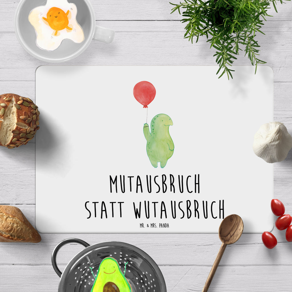 Tischset Schildkröte Luftballon Tischset, Tischuntersetzer, Platzset, Tischsets abwaschbar, Tischunterlage, Schildkröte, Schildkröten, Mutausbruch, Motivation, Motivationsspruch