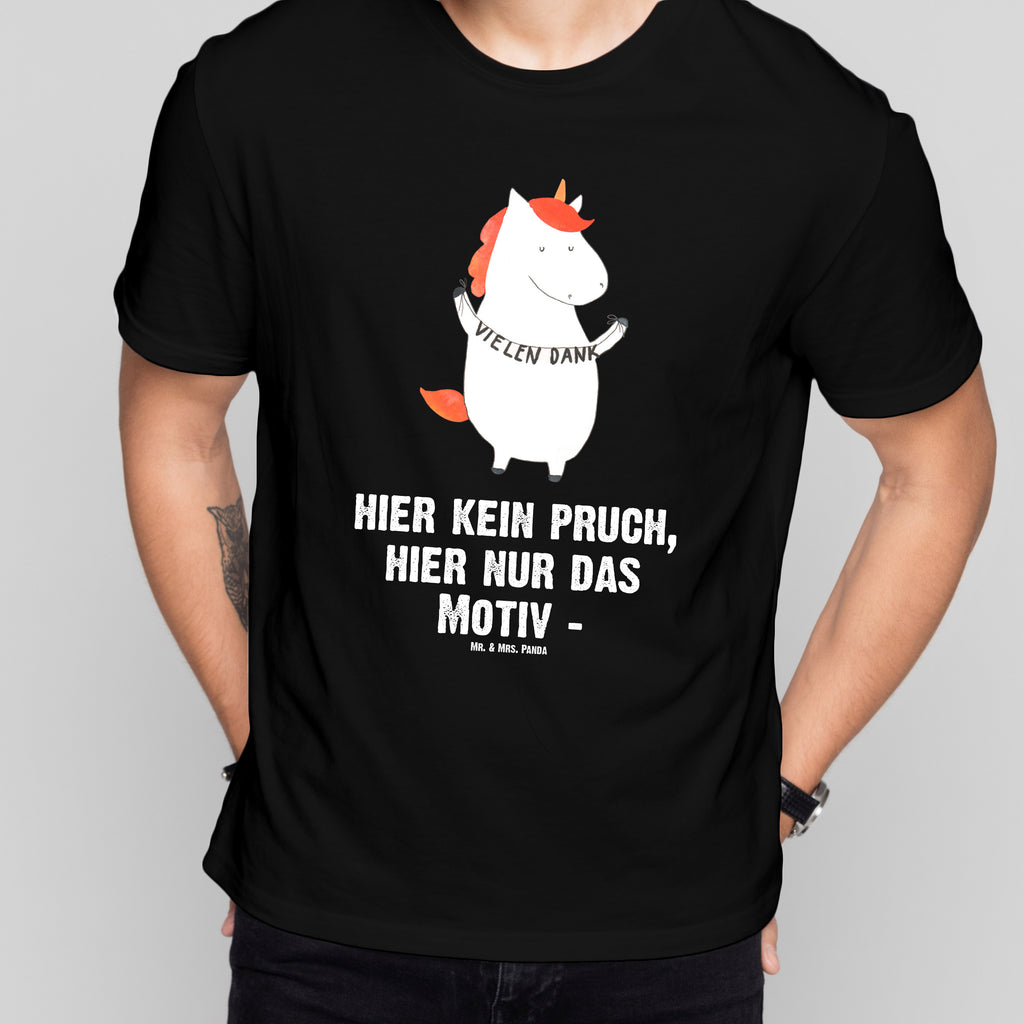 T-Shirt Standard Einhorn Vielen Dank T-Shirt, Shirt, Tshirt, Lustiges T-Shirt, T-Shirt mit Spruch, Party, Junggesellenabschied, Jubiläum, Geburstag, Herrn, Damen, Männer, Frauen, Schlafshirt, Nachthemd, Sprüche, Einhorn, Einhörner, Einhorn Deko, Pegasus, Unicorn, Danke, vielen Dank, Dankeschön, Danksagung