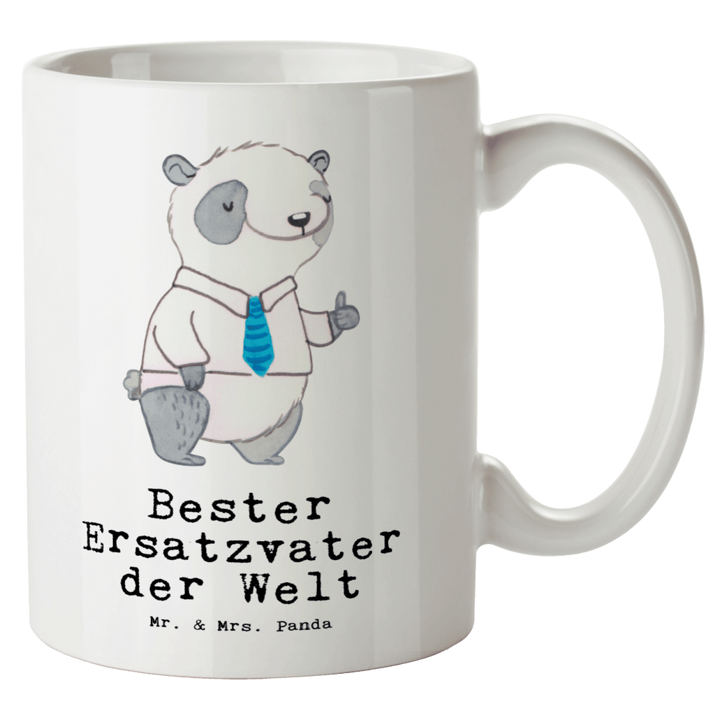 XL Tasse Panda Bester Ersatzvater der Welt XL Tasse, Große Tasse, Grosse Kaffeetasse, XL Becher, XL Teetasse, spülmaschinenfest, Jumbo Tasse, Groß, für, Dankeschön, Geschenk, Schenken, Geburtstag, Geburtstagsgeschenk, Geschenkidee, Danke, Bedanken, Mitbringsel, Freude machen, Geschenktipp, Bester, Ersatzvater, Ersatz, zweiter, Vater, Papa, Dad, Daddy, Paps, Papi, Vati, Eltern, Geschenk Vater, Mann, Familie, Kleinigkeit