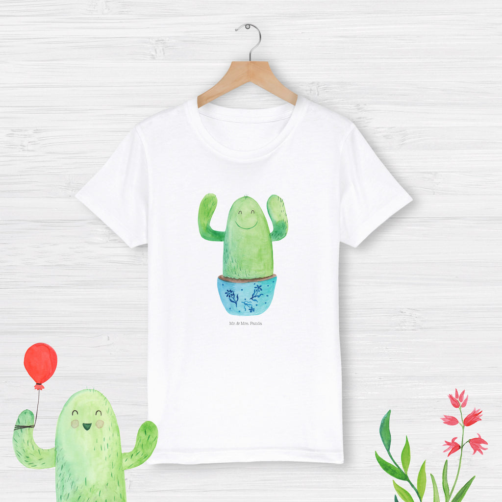 Organic Kinder T-Shirt Kaktus Happy Kinder T-Shirt, Kinder T-Shirt Mädchen, Kinder T-Shirt Jungen, Kaktus, Kakteen, Motivation, Spruch, lustig, Kindersicherung, Neustart, Büro, Büroalltag, Kollege, Kollegin, Freundin, Mutter, Familie, Ausbildung