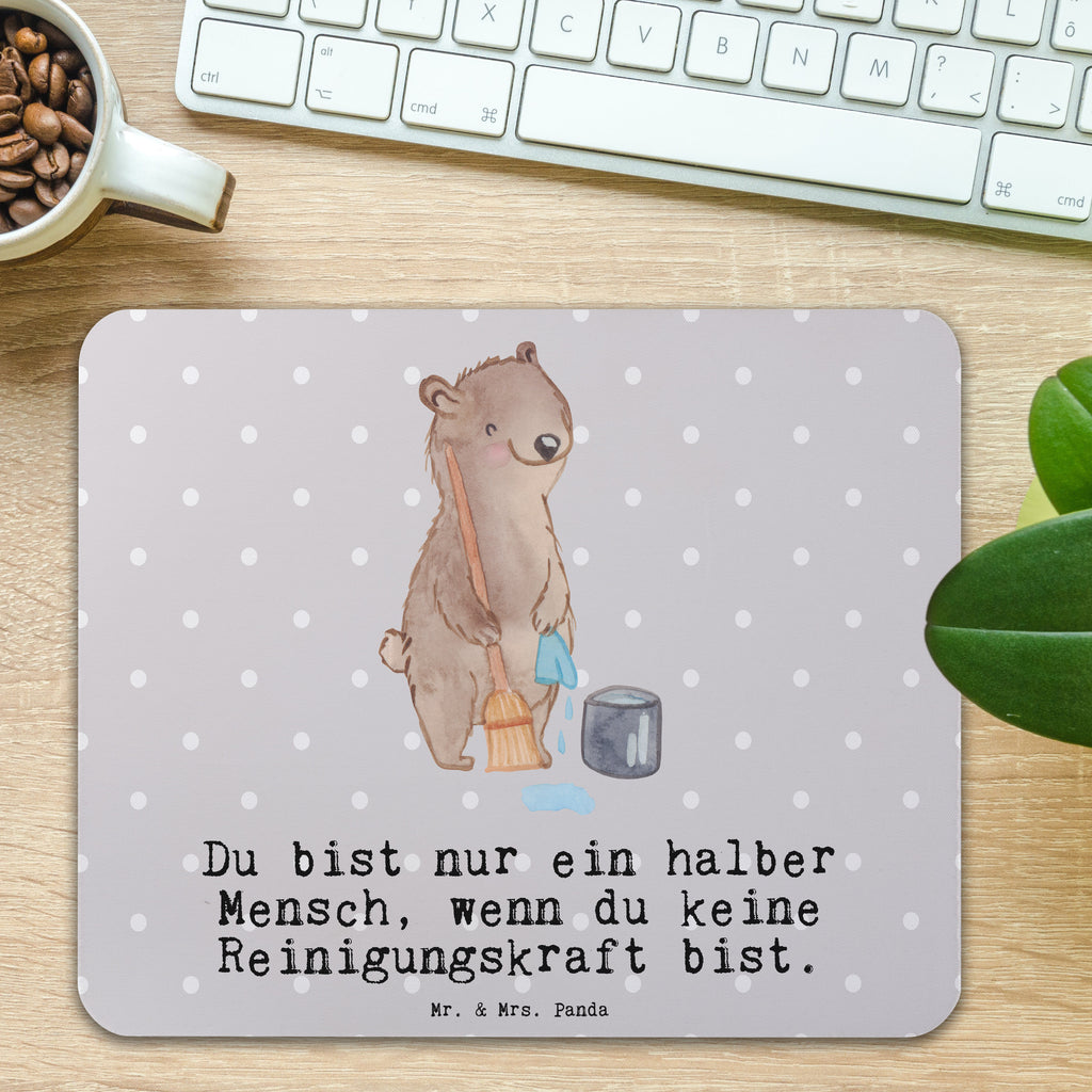 Mauspad Reinigungskraft mit Herz Mousepad, Computer zubehör, Büroausstattung, PC Zubehör, Arbeitszimmer, Mauspad, Einzigartiges Mauspad, Designer Mauspad, Mausunterlage, Mauspad Büro, Beruf, Ausbildung, Jubiläum, Abschied, Rente, Kollege, Kollegin, Geschenk, Schenken, Arbeitskollege, Mitarbeiter, Firma, Danke, Dankeschön