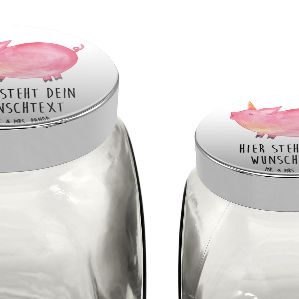 Personalisiertes Bonbonglas Einhorn Schweinhorn Vorratsdose, Vorratsbehälter, Süßigkeitenglas, Süßigkeitendose, Kaffeedose, Müslidose, Teedose, Keksbehälter, Keksedose, Glasdose, Glasbälter, Vorratsglas, Küchenbehälter, Aufbewahrungsdose, Aufbewahungsglas, Gewürzdose, Küchenorganizer, Snackdose, Einhorn, Einhörner, Einhorn Deko, Pegasus, Unicorn, Party, Spaß, Schwein, Schweinhorn, Bauer, witzig. lustig, Spruch, geschenk, Pig, Piggy, funny, english, englisch