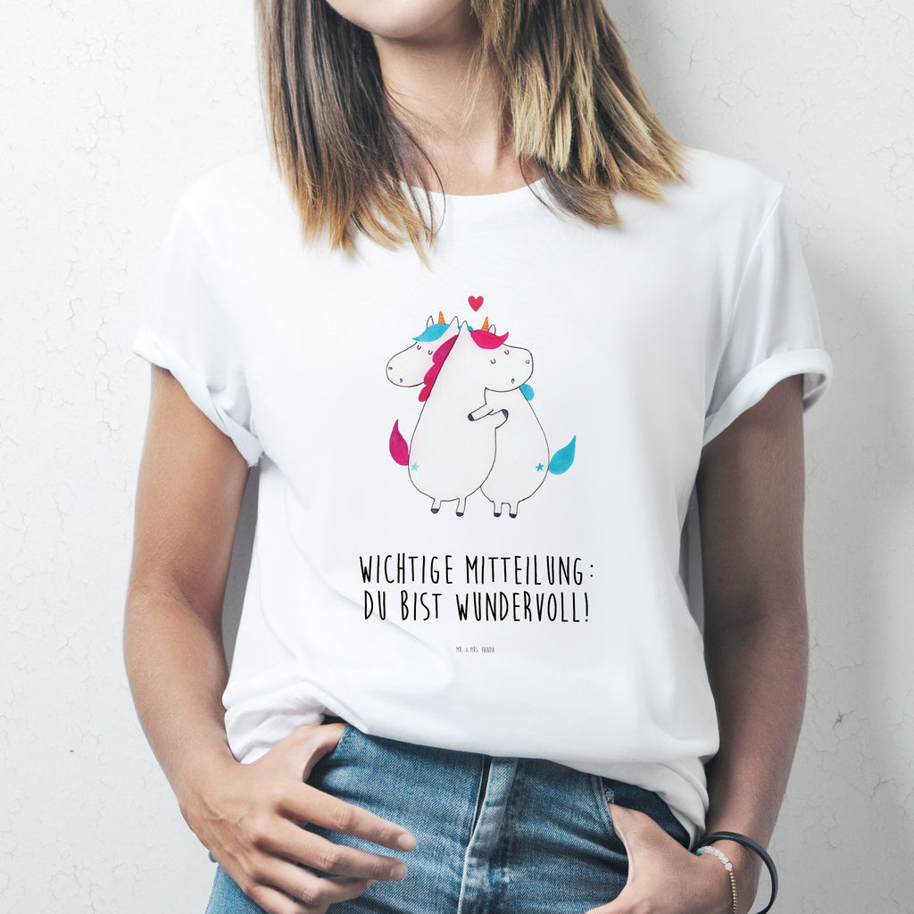 T-Shirt Standard Einhorn Mitteilung T-Shirt, Shirt, Tshirt, Lustiges T-Shirt, T-Shirt mit Spruch, Party, Junggesellenabschied, Jubiläum, Geburstag, Herrn, Damen, Männer, Frauen, Schlafshirt, Nachthemd, Sprüche, Einhorn, Einhörner, Einhorn Deko, Pegasus, Unicorn, Valentinstag, Valentine, Liebe, Geschenk, Partner, Ehe, lustig, witzig, Spruch