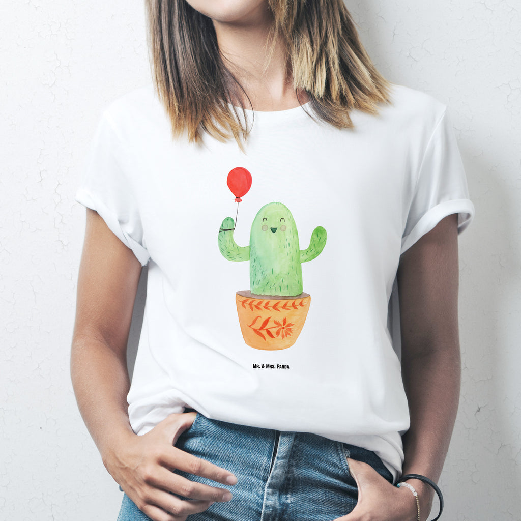 T-Shirt Standard Kaktus Luftballon T-Shirt, Shirt, Tshirt, Lustiges T-Shirt, T-Shirt mit Spruch, Party, Junggesellenabschied, Jubiläum, Geburstag, Herrn, Damen, Männer, Frauen, Schlafshirt, Nachthemd, Sprüche, Kaktus, Kakteen, Luftballon, Neustart, Freude, Büro, Stress, Büroalltag, Freundin, Freund, Ausbildung, Prüfung