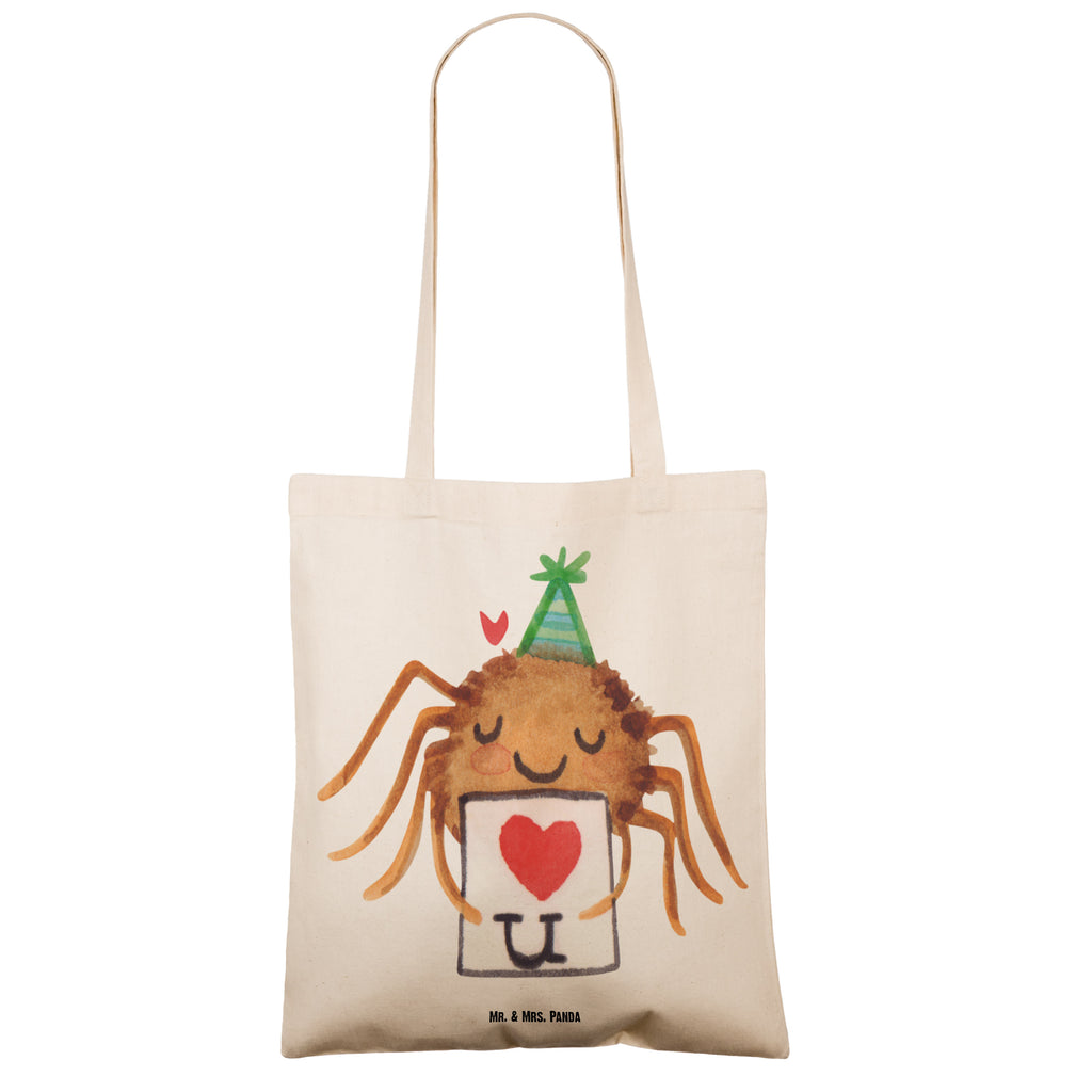 Tragetasche Spinne Agathe Brief Beuteltasche, Beutel, Einkaufstasche, Jutebeutel, Stoffbeutel, Spinne Agathe, Spinne, Agathe, Videos, Merchandise, Liebesbeweis, Ich Liebe dich, Heiratsantrag, Verliebt, Liebespaar, Liebesgeschenk, Treuebeweis, Treuetest