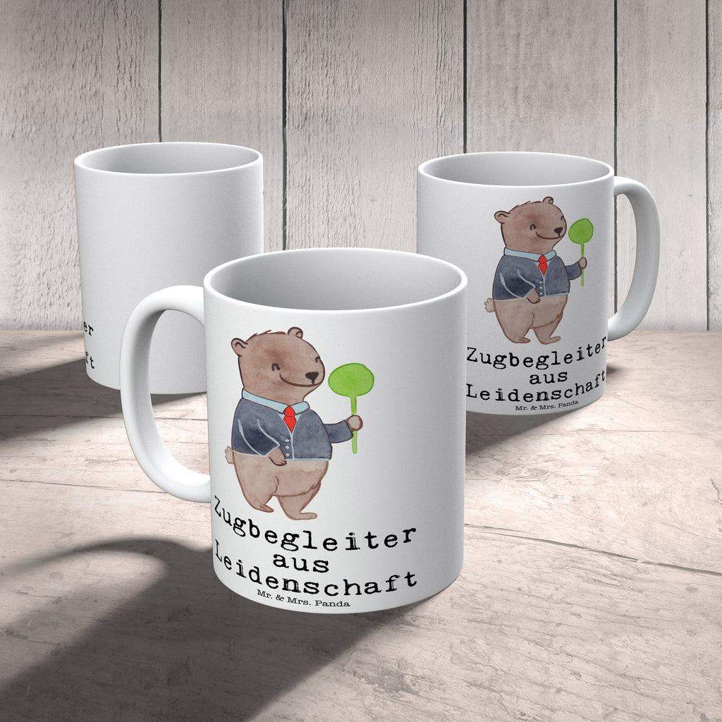 Tasse Zugbegleiter aus Leidenschaft Tasse, Kaffeetasse, Teetasse, Becher, Kaffeebecher, Teebecher, Keramiktasse, Porzellantasse, Büro Tasse, Geschenk Tasse, Tasse Sprüche, Tasse Motive, Kaffeetassen, Tasse bedrucken, Designer Tasse, Cappuccino Tassen, Schöne Teetassen, Beruf, Ausbildung, Jubiläum, Abschied, Rente, Kollege, Kollegin, Geschenk, Schenken, Arbeitskollege, Mitarbeiter, Firma, Danke, Dankeschön