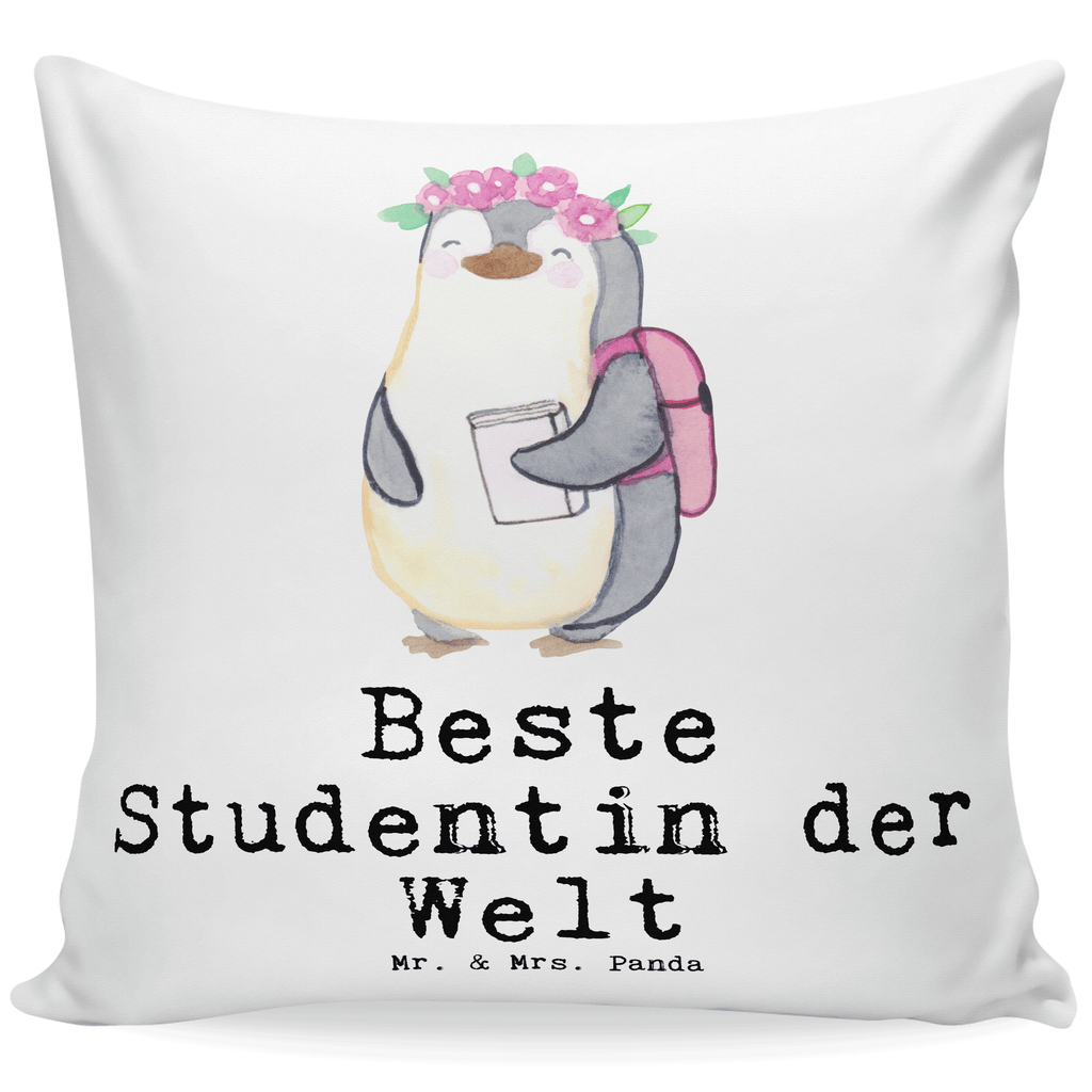 40x40 Kissen Pinguin Beste Studentin der Welt Kissenhülle, Kopfkissen, Sofakissen, Dekokissen, Motivkissen, sofakissen, sitzkissen, Kissen, Kissenbezüge, Kissenbezug 40x40, Kissen 40x40, Kissenhülle 40x40, Zierkissen, Couchkissen, Dekokissen Sofa, Sofakissen 40x40, Dekokissen 40x40, Kopfkissen 40x40, Kissen 40x40 Waschbar, für, Dankeschön, Geschenk, Schenken, Geburtstag, Geburtstagsgeschenk, Geschenkidee, Danke, Bedanken, Mitbringsel, Freude machen, Geschenktipp, Studentin, Studium, Tochter, Spaß, Musterschülerin, lustig, Studienabschluss, witzig, Universität, Abschluss, Alumni, Uni, Studenten, Hochschule