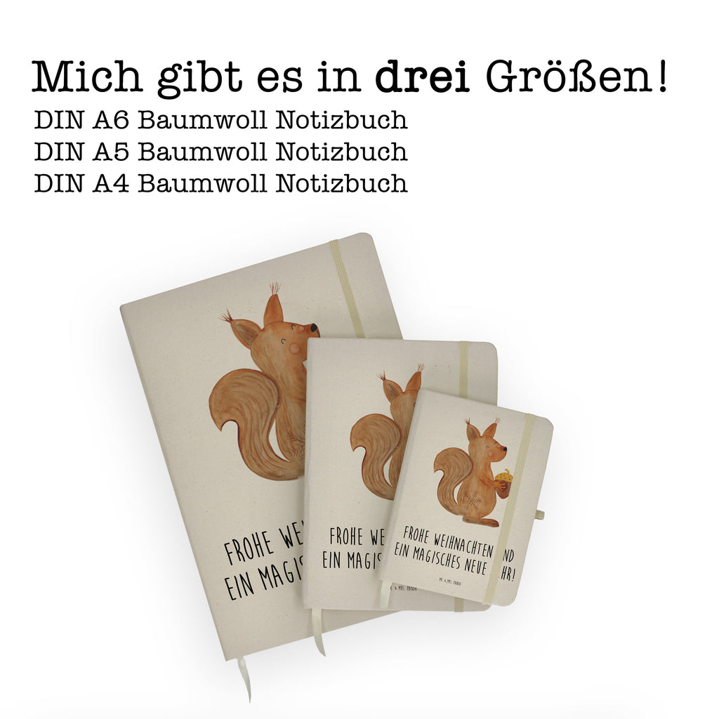 Baumwoll Notizbuch Eichhörnchen Weihnachten Notizen, Eintragebuch, Tagebuch, Notizblock, Adressbuch, Journal, Kladde, Skizzenbuch, Notizheft, Schreibbuch, Schreibheft, Winter, Weihnachten, Weihnachtsdeko, Nikolaus, Advent, Heiligabend, Wintermotiv, Frohe Weihnachten, Frohes neues Jahr, Guten Rutsch, Weihnachtsmotiv, Weihnachtsgruß, Neujahr, Vogel