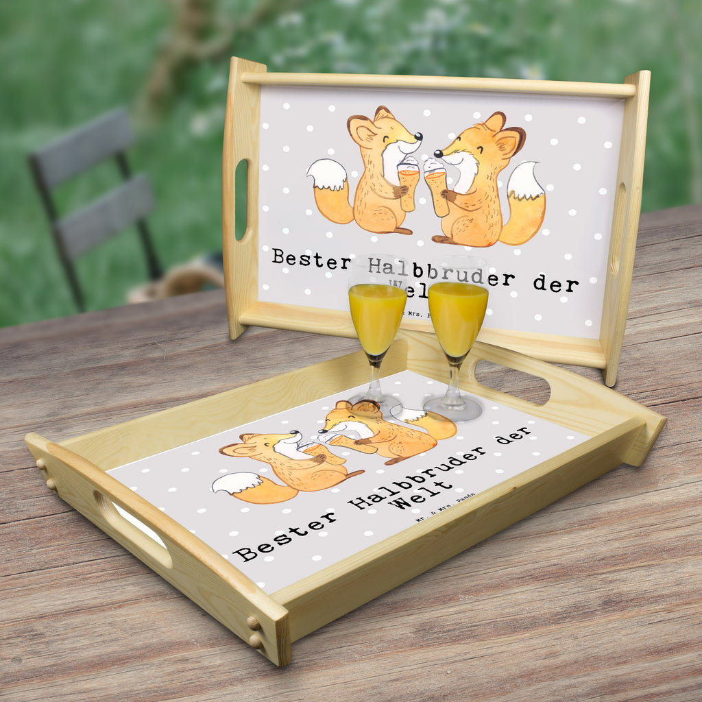 Serviertablett Fuchs Bester Halbbruder der Welt Serviertablett, Tablett, Holztablett, Küchentablett, Dekotablett, Frühstückstablett, für, Dankeschön, Geschenk, Schenken, Geburtstag, Geburtstagsgeschenk, Geschenkidee, Danke, Bedanken, Mitbringsel, Freude machen, Geschenktipp, Halbbruder, Stiefbruder, Stief, Stiefgeschwister, Bruder, Brudi, Geschwister, Bruderherz, Schwester, Familie, Kleinigkeit, Brother, Bester, Sohn