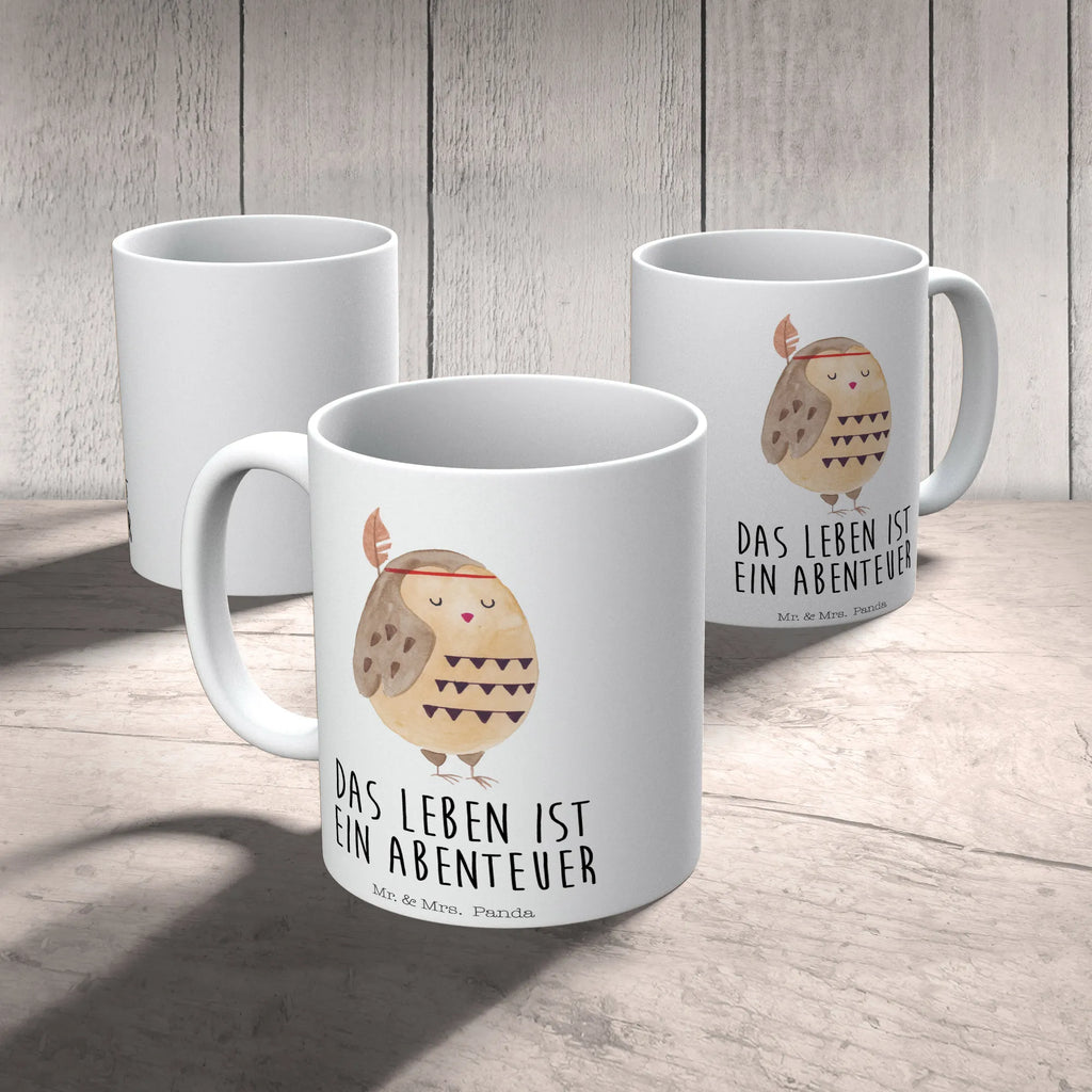 Tasse Eule Federschmuck Tasse, Kaffeetasse, Teetasse, Becher, Kaffeebecher, Teebecher, Keramiktasse, Porzellantasse, Büro Tasse, Geschenk Tasse, Tasse Sprüche, Tasse Motive, Kaffeetassen, Tasse bedrucken, Designer Tasse, Cappuccino Tassen, Schöne Teetassen, Eule, Eule Deko, Owl, Das Leben ist ein Abenteuer, Reisespruch, Federschmuck, Dekoration