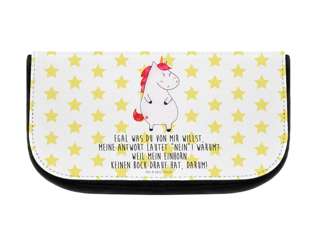 Kosmetiktasche Einhorn wütend Kosmetikbeutel, Kulturtasche, Kulturbeutel, Schminktasche, Make-Up Tasche, Kosmetiktasche, Beauty Bag, Kosmetiktasche Damen, Make Up Tasche, Kosmetik Tasche, Kosmetiktasche Klein, Kleine Kosmetiktasche, Schminktasche Klein, Kosmetiktasche Mit Fächern, Schminktäschen, Schminke Tasche, Kosmetiktaschen Damen, Beauty Case, Schmink Täschchen, Einhorn, Einhörner, Einhorn Deko, Pegasus, Unicorn, Realität, Ansage, lustlos, nein, Büro, Arbeit, wütend, dumme Fragen, lustig, Spaß, Geschenk