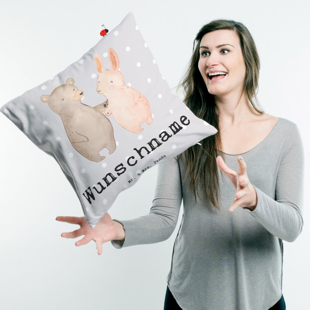 Personalisiertes Kissen Hase Bester Kumpel der Welt Kissen, personalisiert, Name, Wunschname, bedrucken, Kopfkissen, für, Dankeschön, Geschenk, Schenken, Geburtstag, Geburtstagsgeschenk, Geschenkidee, Danke, Bedanken, Mitbringsel, Freude machen, Geschenktipp, Kumpel, Kumpane, bester Freund, Bro, Buddy, Kollege, best friends, Freundschaft, Liebster, Bester