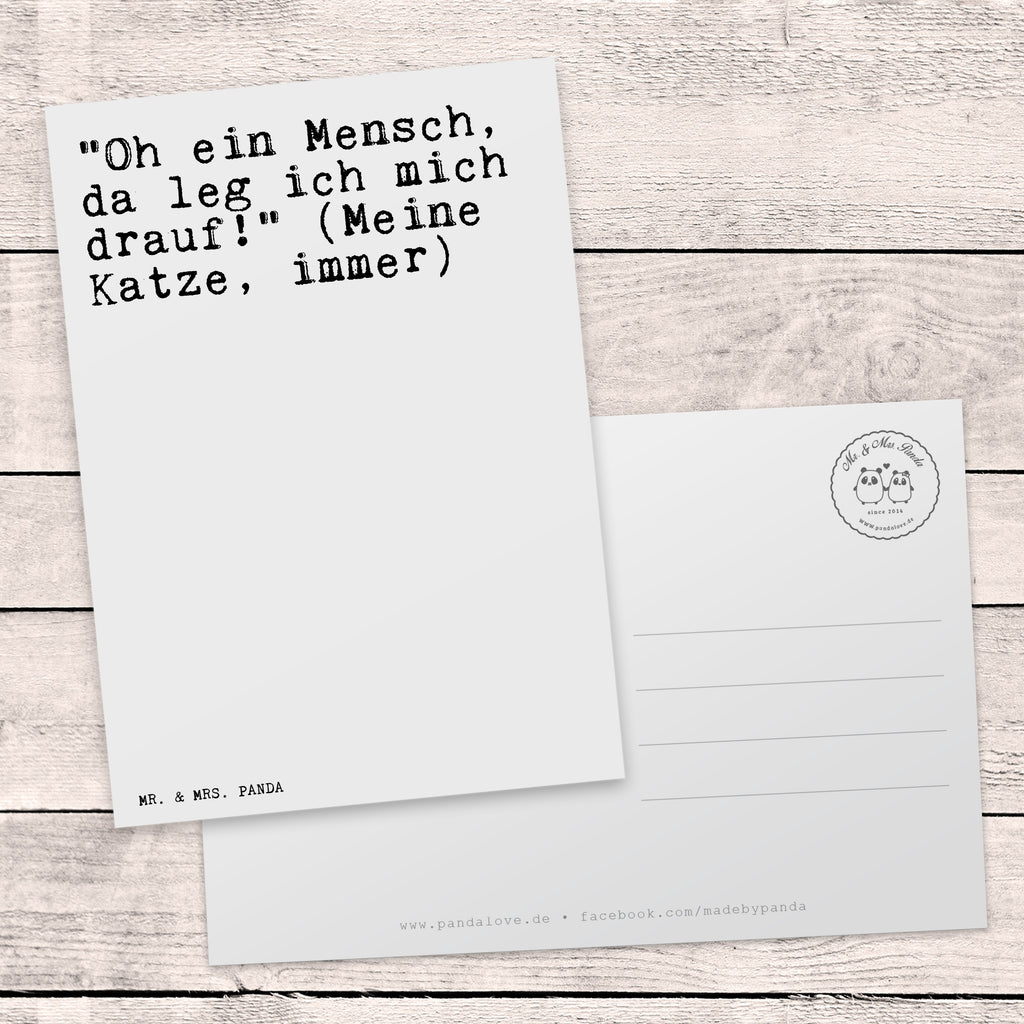 Postkarte Sprüche und Zitate "Oh ein Mensch, da leg ich mich drauf!" (Meine Katze, immer) Postkarte, Karte, Geschenkkarte, Grußkarte, Einladung, Ansichtskarte, Geburtstagskarte, Einladungskarte, Dankeskarte, Ansichtskarten, Einladung Geburtstag, Einladungskarten Geburtstag, Spruch, Sprüche, lustige Sprüche, Weisheiten, Zitate, Spruch Geschenke, Spruch Sprüche Weisheiten Zitate Lustig Weisheit Worte