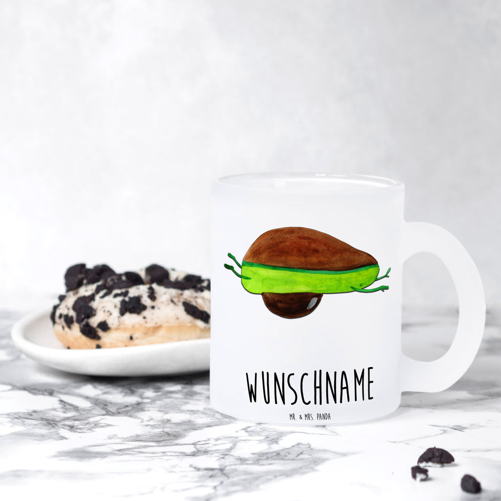 Personalisierte Teetasse Avocado Yoga Personalisierte Teetasse, Personalisiertes Teeglas, Personalisierter Teebecher, Personalisierte Glas Teetasse, Personalisierte Teetasse aus Glas, Teetasse mit Namen, Teeglas mit Namen, Teebecher mit Namen, Glas Teetasse mit Namen, Teetasse aus Glas mit Namen, Teetasse Wunschname, Teetasse selbst gestalten., Avocado, Veggie, Vegan, Gesund, Avocado Yoga Vegan