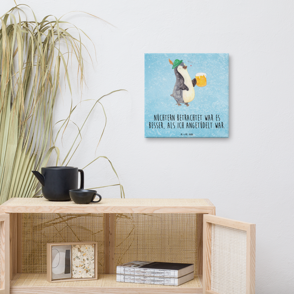 Leinwand Bild Pinguin Bier Leinwand, Bild, Kunstdruck, Wanddeko, Dekoration, Pinguin, Pinguine, Bier, Oktoberfest