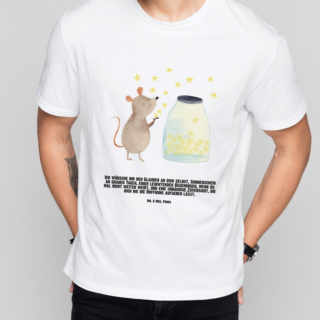 Personalisiertes T-Shirt Maus Sterne T-Shirt Personalisiert, T-Shirt mit Namen, T-Shirt mit Aufruck, Männer, Frauen, Wunschtext, Bedrucken, Tiermotive, Gute Laune, lustige Sprüche, Tiere, Maus, Sterne, Wunsch, Kind, Taufe, Taufgeschenk, Geburt, Schwangerschaft, erstes Kind, Kindergeburtstag, Geburtstag, Hoffnung, Träume