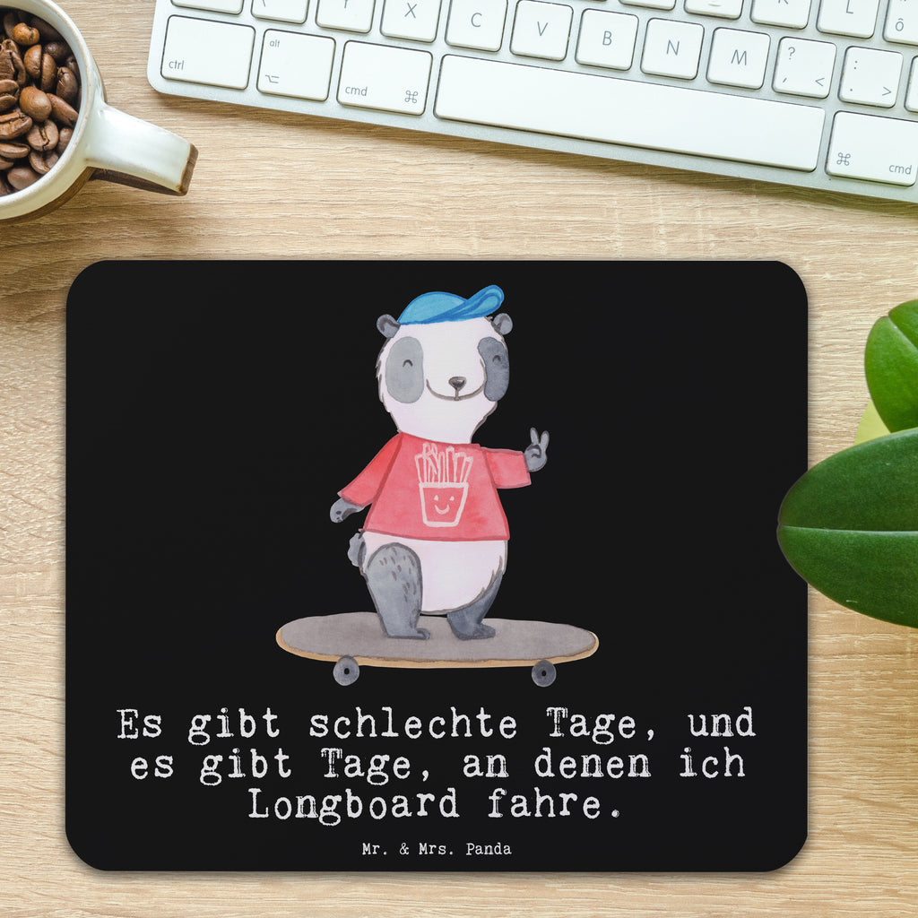 Mauspad Panda Longboard fahren Tage Mousepad, Computer zubehör, Büroausstattung, PC Zubehör, Arbeitszimmer, Mauspad, Einzigartiges Mauspad, Designer Mauspad, Mausunterlage, Mauspad Büro, Geschenk, Sport, Sportart, Hobby, Schenken, Danke, Dankeschön, Auszeichnung, Gewinn, Sportler, Longboard fahren, Skaten