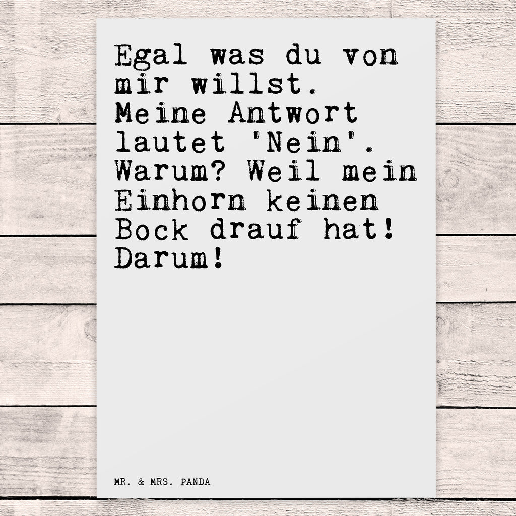 Postkarte Egal was du von... Postkarte, Karte, Geschenkkarte, Grußkarte, Einladung, Ansichtskarte, Geburtstagskarte, Einladungskarte, Dankeskarte, Ansichtskarten, Einladung Geburtstag, Einladungskarten Geburtstag, Spruch, Sprüche, lustige Sprüche, Weisheiten, Zitate, Spruch Geschenke, Spruch Sprüche Weisheiten Zitate Lustig Weisheit Worte