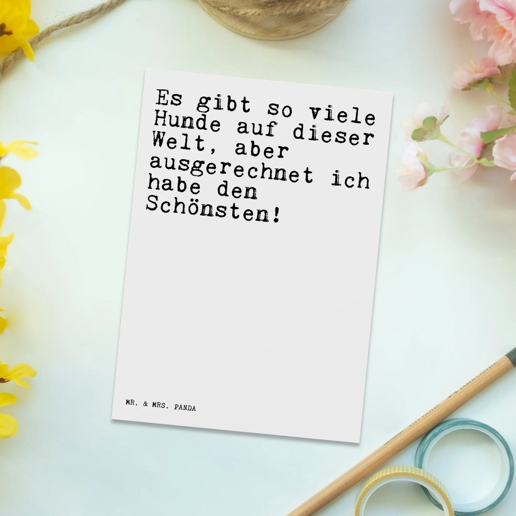 Postkarte Sprüche und Zitate Es gibt so viele Hunde auf dieser Welt, aber ausgerechnet ich habe den Schönsten! Postkarte, Karte, Geschenkkarte, Grußkarte, Einladung, Ansichtskarte, Geburtstagskarte, Einladungskarte, Dankeskarte, Ansichtskarten, Einladung Geburtstag, Einladungskarten Geburtstag, Spruch, Sprüche, lustige Sprüche, Weisheiten, Zitate, Spruch Geschenke, Spruch Sprüche Weisheiten Zitate Lustig Weisheit Worte