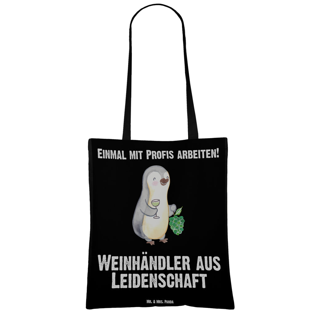 Tragetasche Weinhändler aus Leidenschaft Beuteltasche, Beutel, Einkaufstasche, Jutebeutel, Stoffbeutel, Tasche, Shopper, Umhängetasche, Strandtasche, Schultertasche, Stofftasche, Tragetasche, Badetasche, Jutetasche, Einkaufstüte, Laptoptasche, Beruf, Ausbildung, Jubiläum, Abschied, Rente, Kollege, Kollegin, Geschenk, Schenken, Arbeitskollege, Mitarbeiter, Firma, Danke, Dankeschön