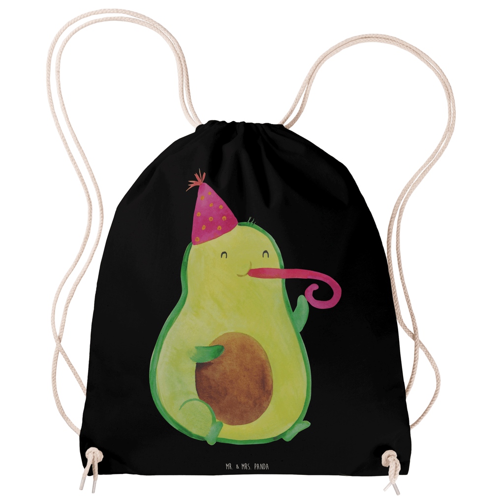 Sportbeutel Avocado Feier Sportbeutel, Turnbeutel, Beutel, Sporttasche, Tasche, Stoffbeutel, Sportbeutel Kinder, Gymsack, Beutel Rucksack, Kleine Sporttasche, Sportzubehör, Turnbeutel Baumwolle, Avocado, Veggie, Vegan, Gesund, Party, Feierlichkeit, Feier, Fete, Geburtstag, Gute Laune, Tröte