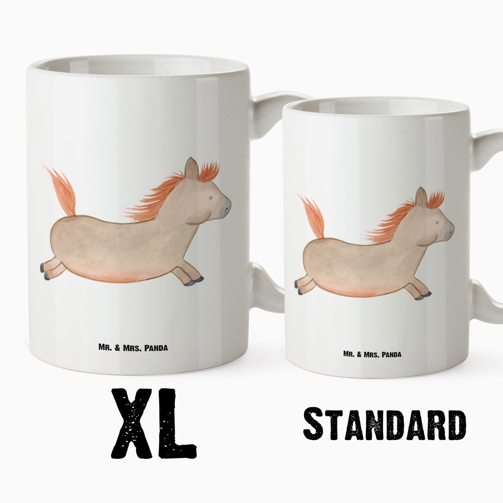 XL Tasse Pferd springt XL Tasse, Große Tasse, Grosse Kaffeetasse, XL Becher, XL Teetasse, spülmaschinenfest, Jumbo Tasse, Groß, Bauernhof, Hoftiere, Landwirt, Landwirtin, Pferd, Pony, Pferde, Stall, Pferdestall, ausreiten, reiten, Pferdebesitzer