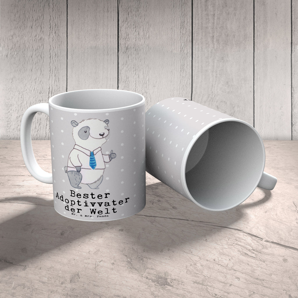 Tasse Panda Bester Adoptivvater der Welt Tasse, Kaffeetasse, Teetasse, Becher, Kaffeebecher, Teebecher, Keramiktasse, Porzellantasse, Büro Tasse, Geschenk Tasse, Tasse Sprüche, Tasse Motive, Kaffeetassen, Tasse bedrucken, Designer Tasse, Cappuccino Tassen, Schöne Teetassen, für, Dankeschön, Geschenk, Schenken, Geburtstag, Geburtstagsgeschenk, Geschenkidee, Danke, Bedanken, Mitbringsel, Freude machen, Geschenktipp, Adoptiv vater, Adoption, adoptiert, Adoptivvater