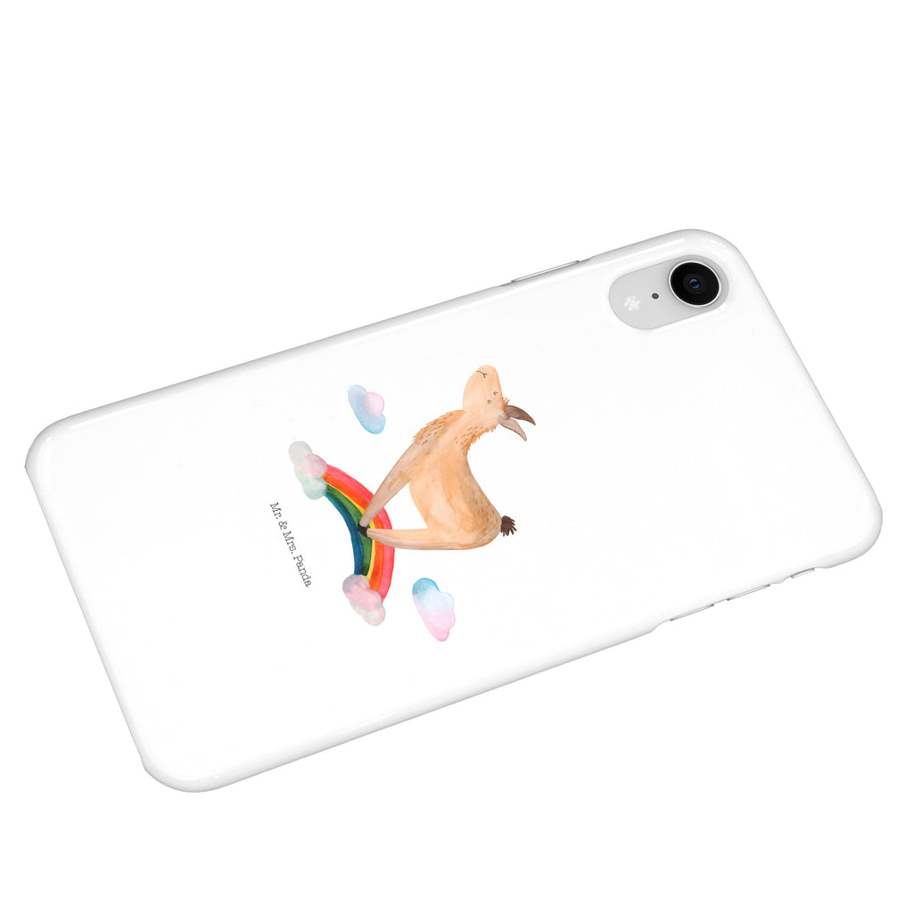 Handyhülle Lama Regenbogen Handyhülle, Handycover, Cover, Handy, Hülle, Iphone 10, Iphone X, Lama, Alpaka, Lamas, Regenbogen, Haters gonna hate, Haters, Selbstständig, Außenseiter, Schule, Abi, Hobby, Wolkenland, Freiheit