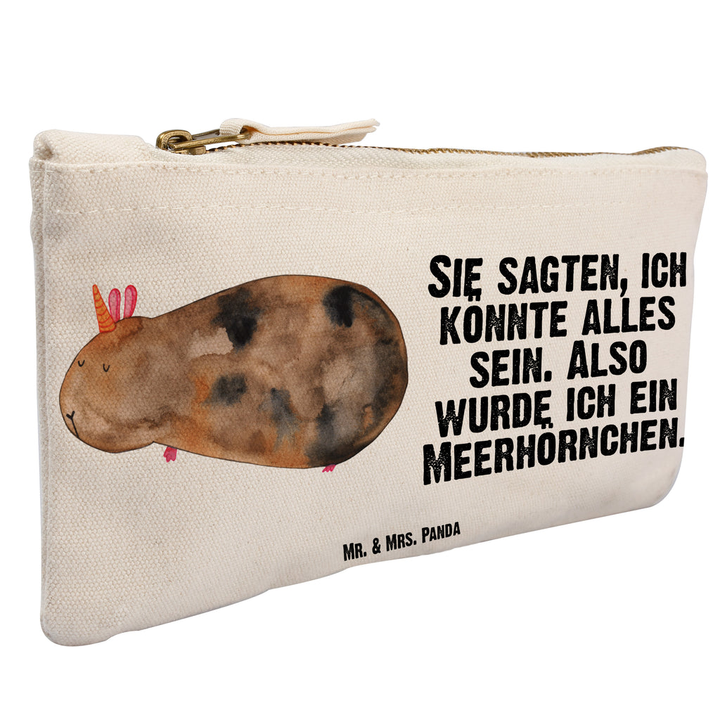 Schminktasche Meerhörnchen Schminktasche, Kosmetiktasche, Kosmetikbeutel, Stiftemäppchen, Etui, Federmappe, Makeup, XXL, Schminketui, Kosmetiketui, Schlamperetui, Einhorn, Einhörner, Einhorn Deko, Pegasus, Unicorn, Meerhörnchen, Meericorn, Meerschwein, Meerschweinchen