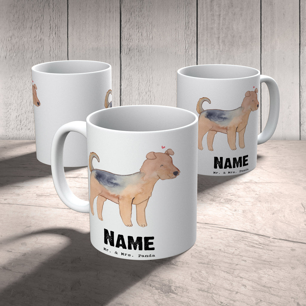 Personalisierte Tasse Airedale Terrier Lebensretter Personalisierte Tasse, Namenstasse, Wunschname, Personalisiert, Tasse, Namen, Drucken, Tasse mit Namen, Hund, Hunderasse, Rassehund, Hundebesitzer, Geschenk, Tierfreund, Schenken, Welpe