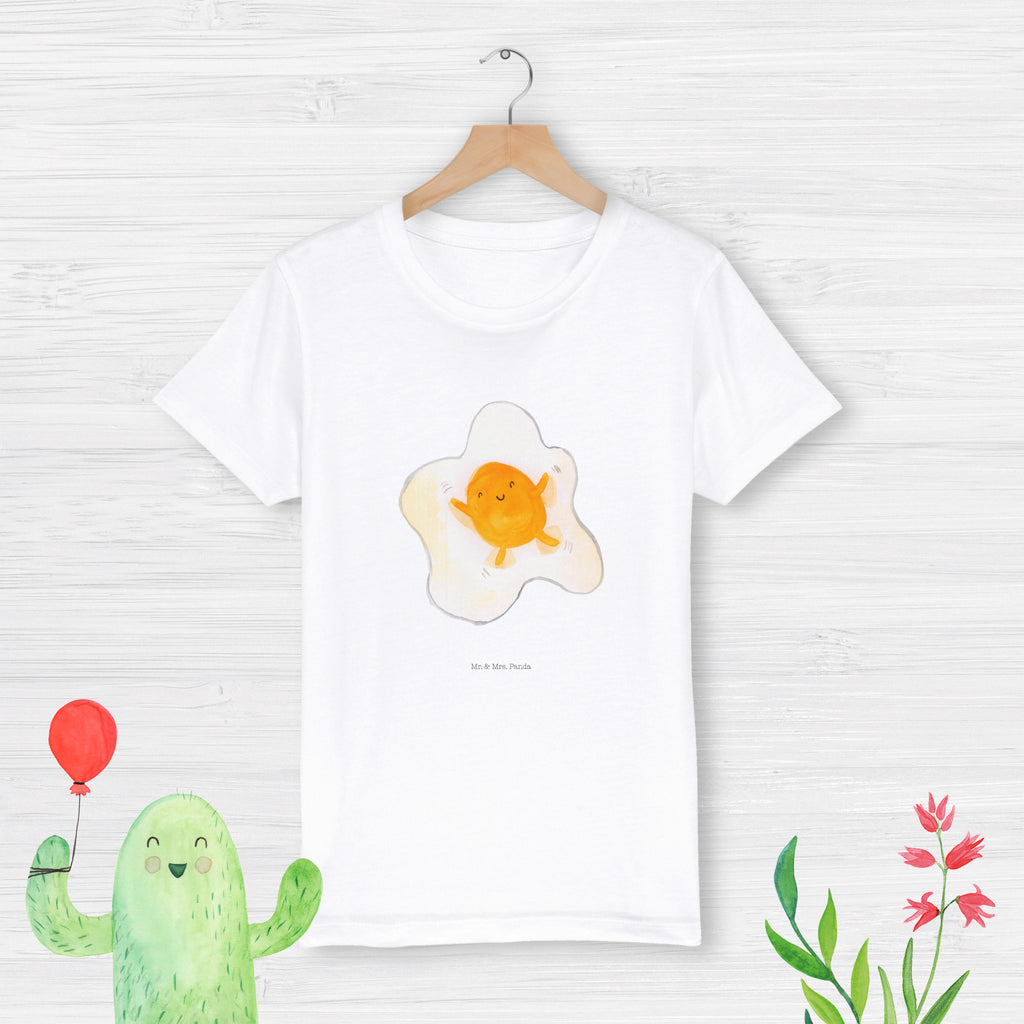 Organic Kinder T-Shirt Spiegelei Ei Kinder T-Shirt, Kinder T-Shirt Mädchen, Kinder T-Shirt Jungen, Tiermotive, Gute Laune, lustige Sprüche, Tiere, Ei, Spiegelei, Schön, Tag, Glücklich, Liebe