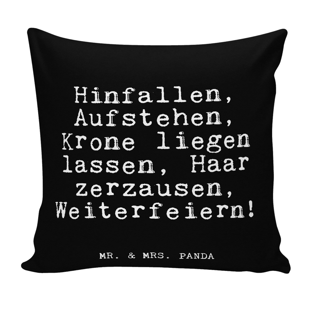 40x40 Kissen Hinfallen, Aufstehen, Krone liegen... Kissenhülle, Kopfkissen, Sofakissen, Dekokissen, Motivkissen, sofakissen, sitzkissen, Kissen, Kissenbezüge, Kissenbezug 40x40, Kissen 40x40, Kissenhülle 40x40, Zierkissen, Couchkissen, Dekokissen Sofa, Sofakissen 40x40, Dekokissen 40x40, Kopfkissen 40x40, Kissen 40x40 Waschbar, Spruch, Sprüche, lustige Sprüche, Weisheiten, Zitate, Spruch Geschenke, Glizer Spruch Sprüche Weisheiten Zitate Lustig Weisheit Worte