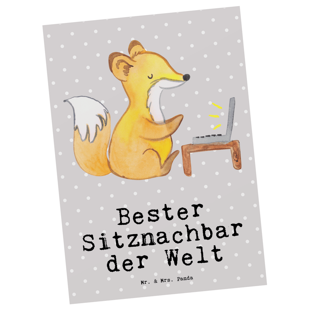 Postkarte Fuchs Bester Sitznachbar der Welt Postkarte, Karte, Geschenkkarte, Grußkarte, Einladung, Ansichtskarte, Geburtstagskarte, Einladungskarte, Dankeskarte, Ansichtskarten, Einladung Geburtstag, Einladungskarten Geburtstag, für, Dankeschön, Geschenk, Schenken, Geburtstag, Geburtstagsgeschenk, Geschenkidee, Danke, Bedanken, Mitbringsel, Freude machen, Geschenktipp, Sitznachbar, Stuhlnachbar, Nachbar, Uni, Universität, Seminar, Kommilitone, Tischnachbar, Schule, Mitschüler, Mitstudent, Hochschule