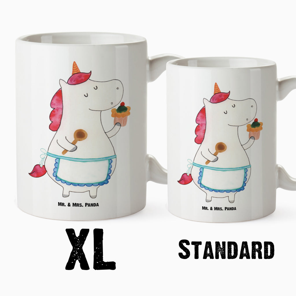 XL Tasse Einhorn Küchenfee XL Tasse, Große Tasse, Grosse Kaffeetasse, XL Becher, XL Teetasse, spülmaschinenfest, Jumbo Tasse, Groß, Einhorn, Einhörner, Einhorn Deko, Pegasus, Unicorn, backen, Muffin, Motivation, Träumer, träumen, Bäckerin, Hobbykoch, Koch, Torte, Kuchen