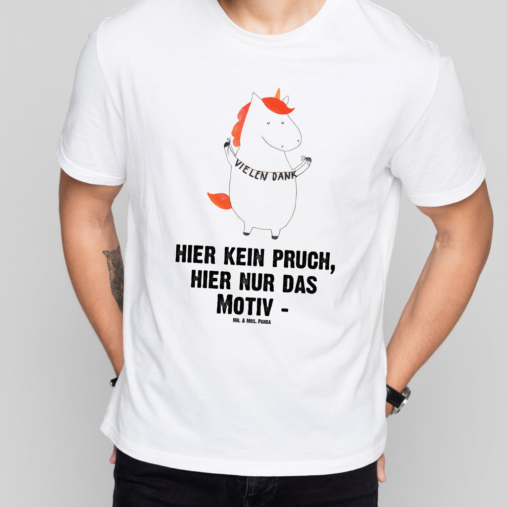 T-Shirt Standard Einhorn Vielen Dank T-Shirt, Shirt, Tshirt, Lustiges T-Shirt, T-Shirt mit Spruch, Party, Junggesellenabschied, Jubiläum, Geburstag, Herrn, Damen, Männer, Frauen, Schlafshirt, Nachthemd, Sprüche, Einhorn, Einhörner, Einhorn Deko, Pegasus, Unicorn, Danke, vielen Dank, Dankeschön, Danksagung