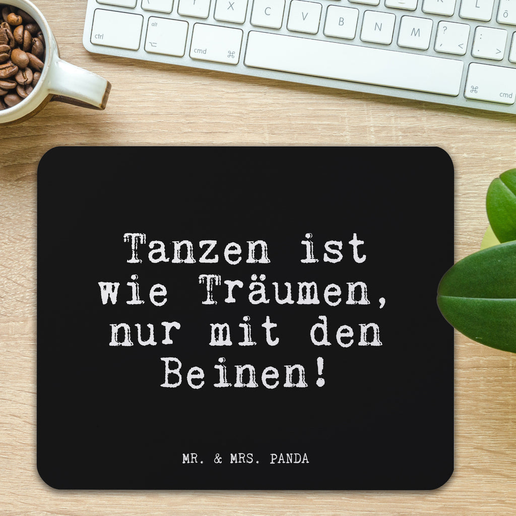 Mauspad Fun Talk Tanzen ist wie Träumen, nur mit den Beinen! Mousepad, Computer zubehör, Büroausstattung, PC Zubehör, Arbeitszimmer, Mauspad, Einzigartiges Mauspad, Designer Mauspad, Mausunterlage, Mauspad Büro, Spruch, Sprüche, lustige Sprüche, Weisheiten, Zitate, Spruch Geschenke, Glizer Spruch Sprüche Weisheiten Zitate Lustig Weisheit Worte