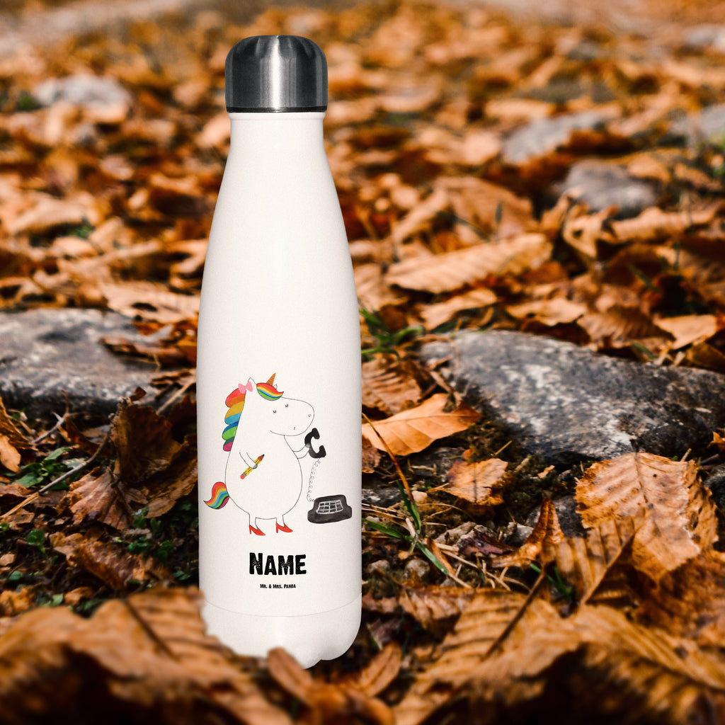 Personalisierte Thermosflasche Einhorn Sekretärin Personalisierte Isolierflasche, Personalisierte Thermoflasche, Personalisierte Trinkflasche, Trinkflasche Mit Namen, Wunschname, Bedrucken, Namensflasche, Einhorn, Einhörner, Einhorn Deko, Pegasus, Unicorn, Sekretärin, Büro, Rechtsanwältin, Rechtsanwaltsgehilfin, Steuerbüro, Steuerkanzlei, Bürokraft, Bürohilfe