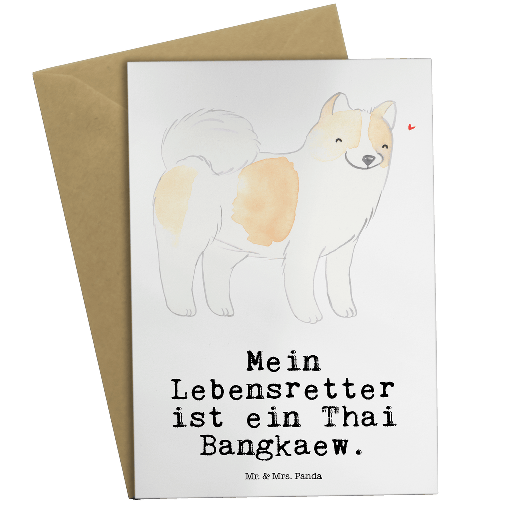 Grußkarte Thai Bangkaew Lebensretter Grußkarte, Klappkarte, Einladungskarte, Glückwunschkarte, Hochzeitskarte, Geburtstagskarte, Karte, Ansichtskarten, Hund, Hunderasse, Rassehund, Hundebesitzer, Geschenk, Tierfreund, Schenken, Welpe, Thai Bangkaew Dog