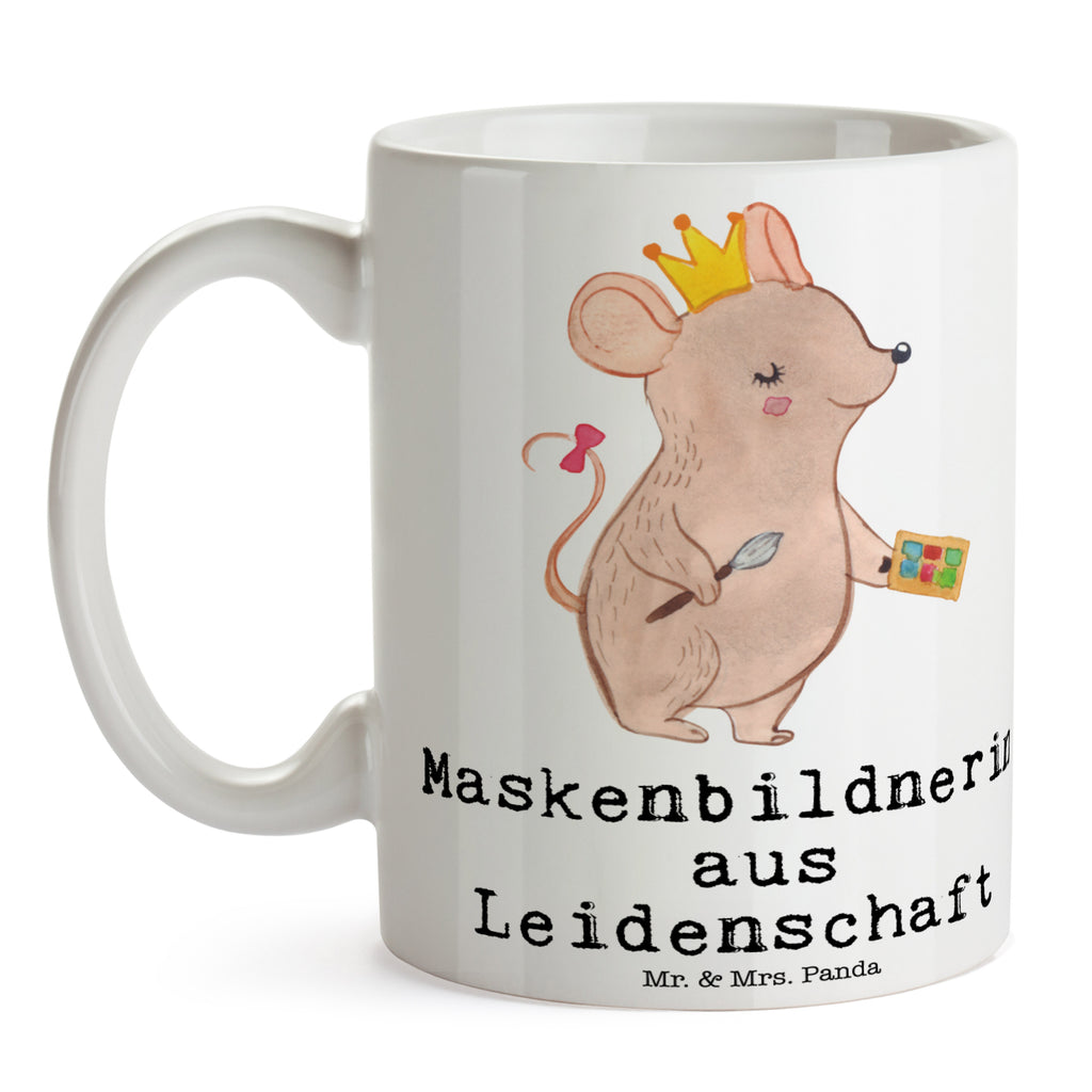 Tasse Maskenbildnerin aus Leidenschaft Tasse, Kaffeetasse, Teetasse, Becher, Kaffeebecher, Teebecher, Keramiktasse, Porzellantasse, Büro Tasse, Geschenk Tasse, Tasse Sprüche, Tasse Motive, Kaffeetassen, Tasse bedrucken, Designer Tasse, Cappuccino Tassen, Schöne Teetassen, Beruf, Ausbildung, Jubiläum, Abschied, Rente, Kollege, Kollegin, Geschenk, Schenken, Arbeitskollege, Mitarbeiter, Firma, Danke, Dankeschön, Kosmetikerin, Make Up Artist, Maskenbildnerin, Visagistin, Beauty Salon, Kosmetikstudio, Eröffnung