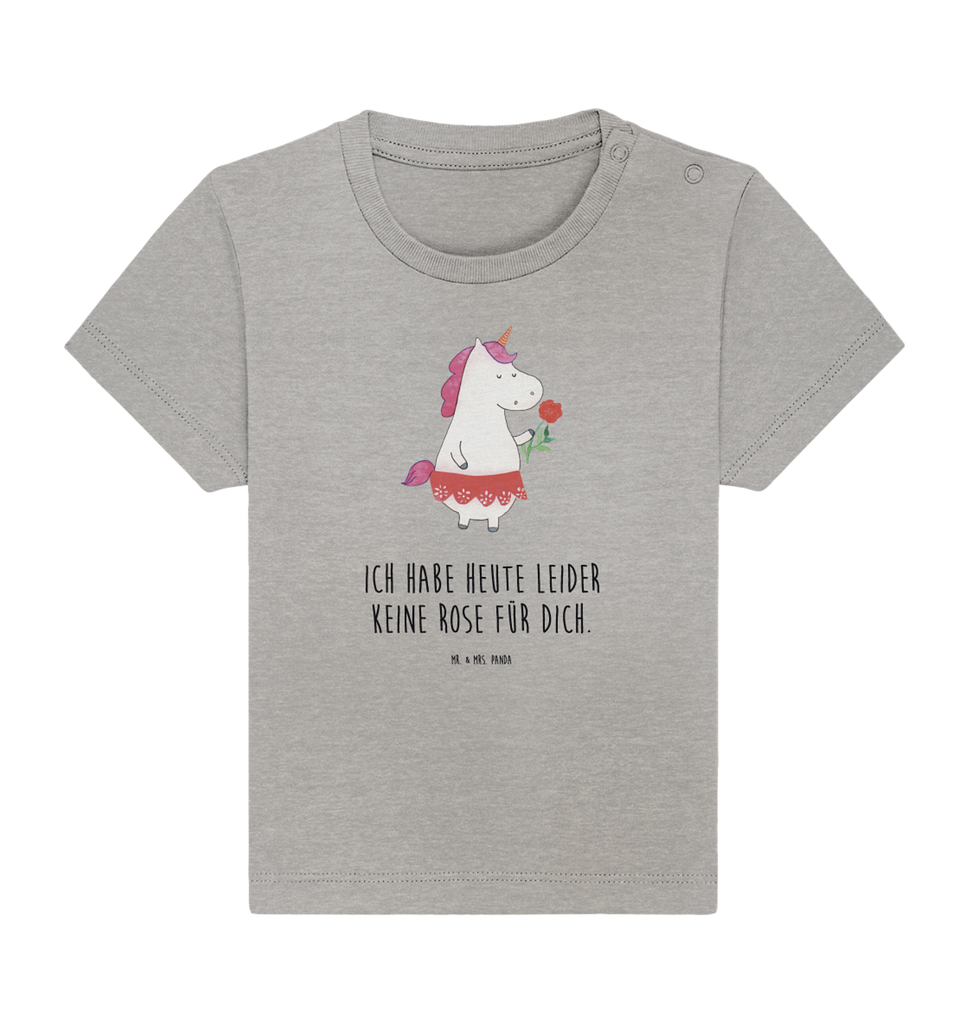 Organic Baby Shirt Einhorn Dame Baby T-Shirt, Jungen Baby T-Shirt, Mädchen Baby T-Shirt, Shirt, Einhorn, Einhörner, Einhorn Deko, Pegasus, Unicorn, Dame, Lady, feine Dame, Freundin, Frau, Bachelor, Bachelorette, Abfuhr, Schluss machen, Trennung