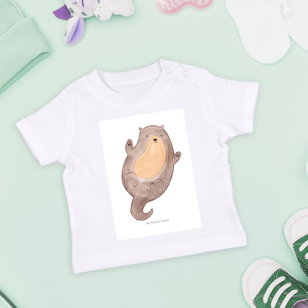 Organic Baby Shirt Otter Umarmen Baby T-Shirt, Jungen Baby T-Shirt, Mädchen Baby T-Shirt, Shirt, Otter, Fischotter, Seeotter, Otter Seeotter See Otter