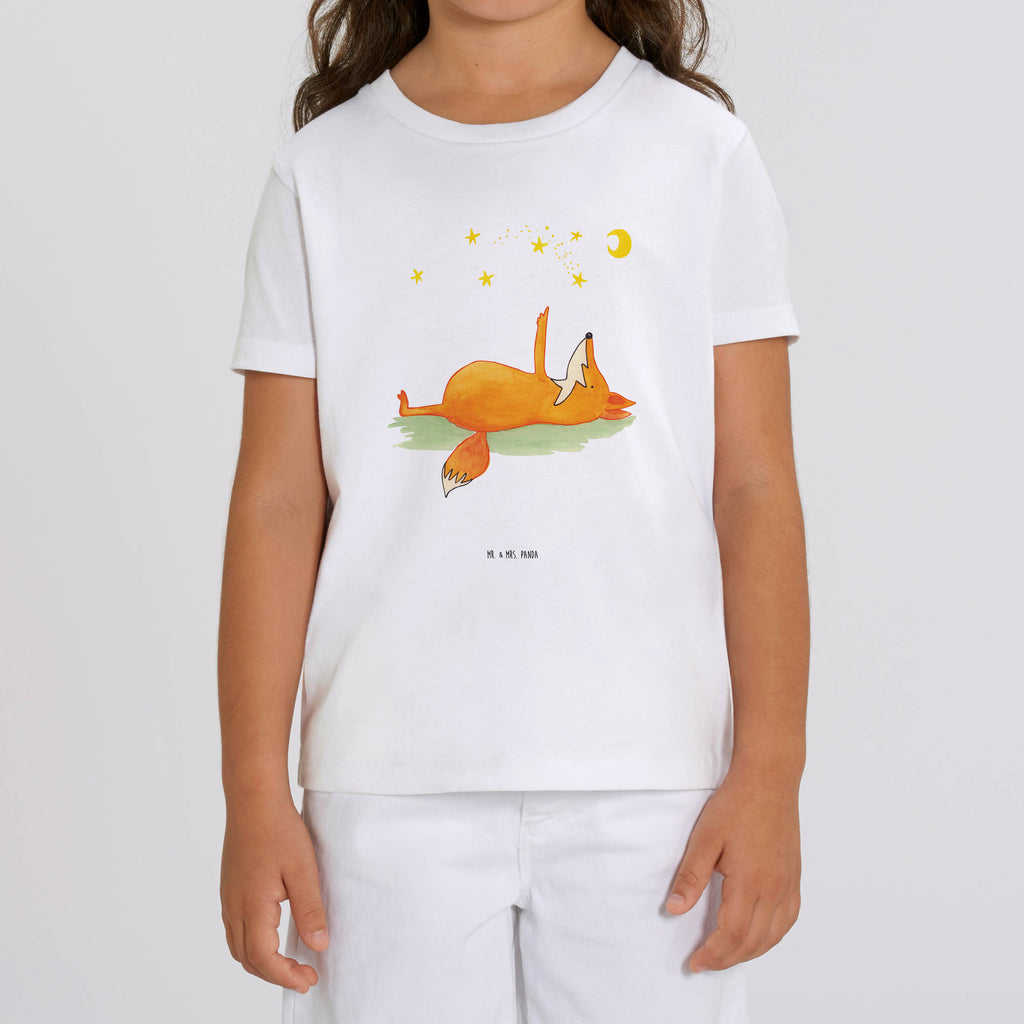 Organic Kinder T-Shirt Fuchs Sterne Kinder T-Shirt, Kinder T-Shirt Mädchen, Kinder T-Shirt Jungen, Fuchs, Füchse, tröstende Worte, Spruch positiv, Spruch schön, Romantik, Always Look on the Bright Side of Life