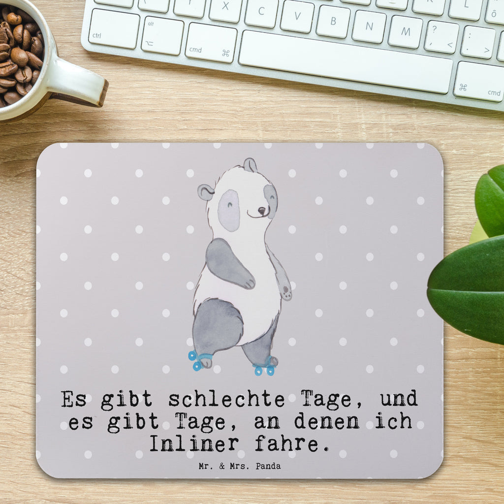 Mauspad Panda Inliner fahren Tage Mousepad, Computer zubehör, Büroausstattung, PC Zubehör, Arbeitszimmer, Mauspad, Einzigartiges Mauspad, Designer Mauspad, Mausunterlage, Mauspad Büro, Geschenk, Sport, Sportart, Hobby, Schenken, Danke, Dankeschön, Auszeichnung, Gewinn, Sportler, Inliner fahren, Rollschuh fahren, Rollerblades, inlinern