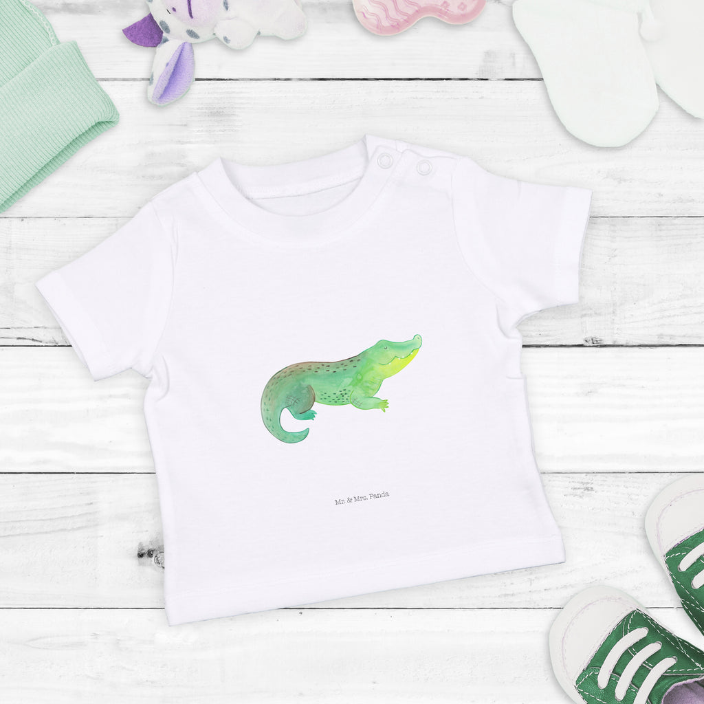 Organic Baby Shirt Krokodil Baby T-Shirt, Jungen Baby T-Shirt, Mädchen Baby T-Shirt, Shirt, Meerestiere, Meer, Urlaub, Krokodil, Krokodile, verrückt sein, spontan sein, Abenteuerlust, Reiselust, Freundin, beste Freundin, Lieblingsmensch