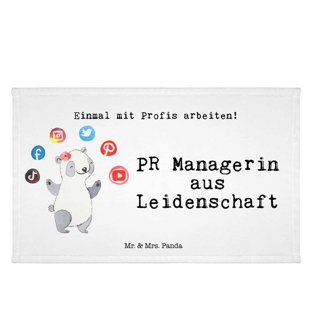 Handtuch PR Managerin aus Leidenschaft Gästetuch, Reisehandtuch, Sport Handtuch, Frottier, Kinder Handtuch, Beruf, Ausbildung, Jubiläum, Abschied, Rente, Kollege, Kollegin, Geschenk, Schenken, Arbeitskollege, Mitarbeiter, Firma, Danke, Dankeschön