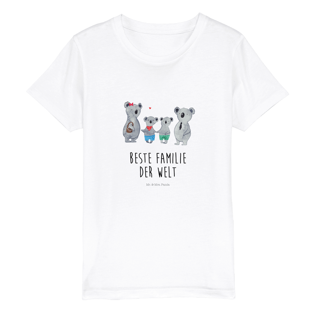 Organic Kinder T-Shirt Koala Familie zwei Kinder T-Shirt, Kinder T-Shirt Mädchen, Kinder T-Shirt Jungen, Familie, Vatertag, Muttertag, Bruder, Schwester, Mama, Papa, Oma, Opa, Koala, Koalabär, beste Familie, Familienzeit, Familienleben, Koalafamilie, Lieblingsfamilie